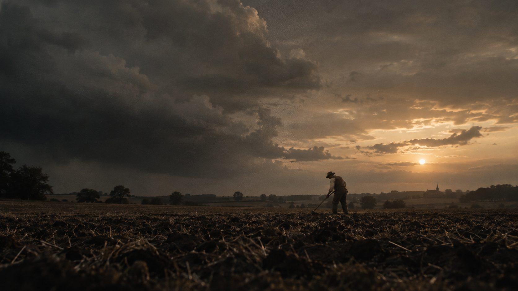The Last Harvest — Hands, soil and weather — a rural year in four shots.